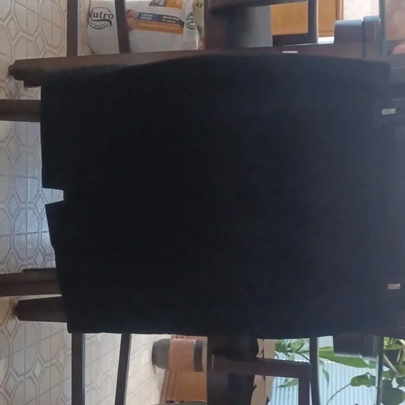 SIZE 10 LUZ CLAIBORNE BLACK SKIRT - Picture 2 of 3